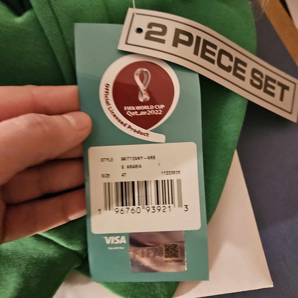 FIFA World Cup Kingdom of Saudi Arabia 4T Soccer Sweatsuit - Picture 8 of 8